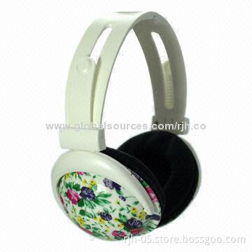 Custom logo promotional headphone with CE/RoHS marks and factory price